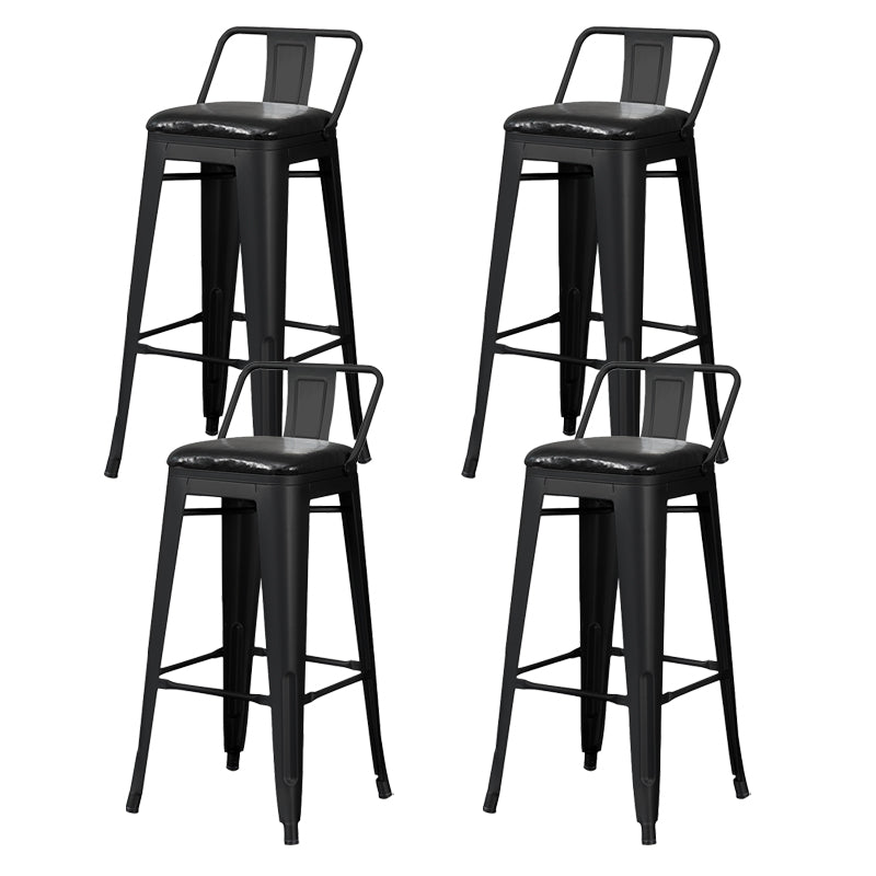 Tabouret de Bar en métal de Style industriel, tabouret de comptoir à siège carré pour Bar de cuisine