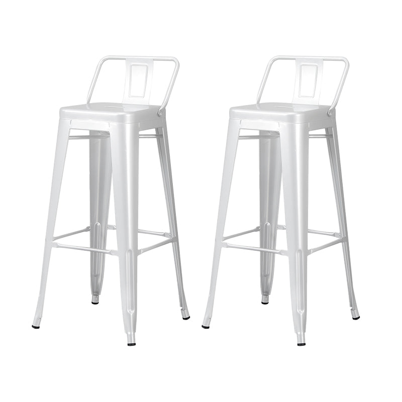 Tabouret de Bar en métal de Style industriel, tabouret de comptoir à siège carré pour Bar de cuisine