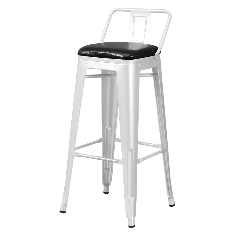 Tabouret de Bar en métal de Style industriel, tabouret de comptoir à siège carré pour Bar de cuisine