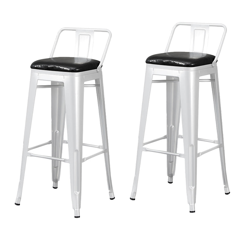 Tabouret de Bar en métal de Style industriel, tabouret de comptoir à siège carré pour Bar de cuisine