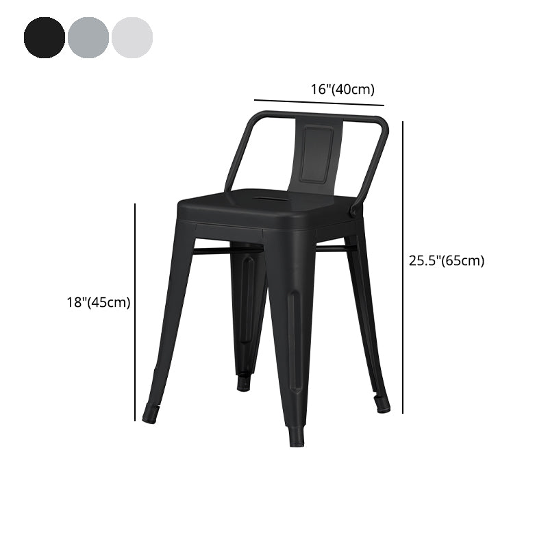 Tabouret de Bar en métal de Style industriel, tabouret de comptoir à siège carré pour Bar de cuisine