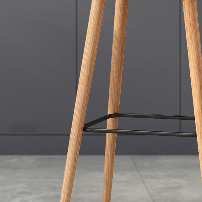 Taburete moderno de respaldo de respaldo sin brazo Taburete de bar de cajero con asiento de plástico