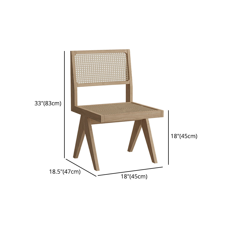 Modern 1/2/6/7 Pieces Dining Set Solid Wood Dining Table with Wooden Chairs