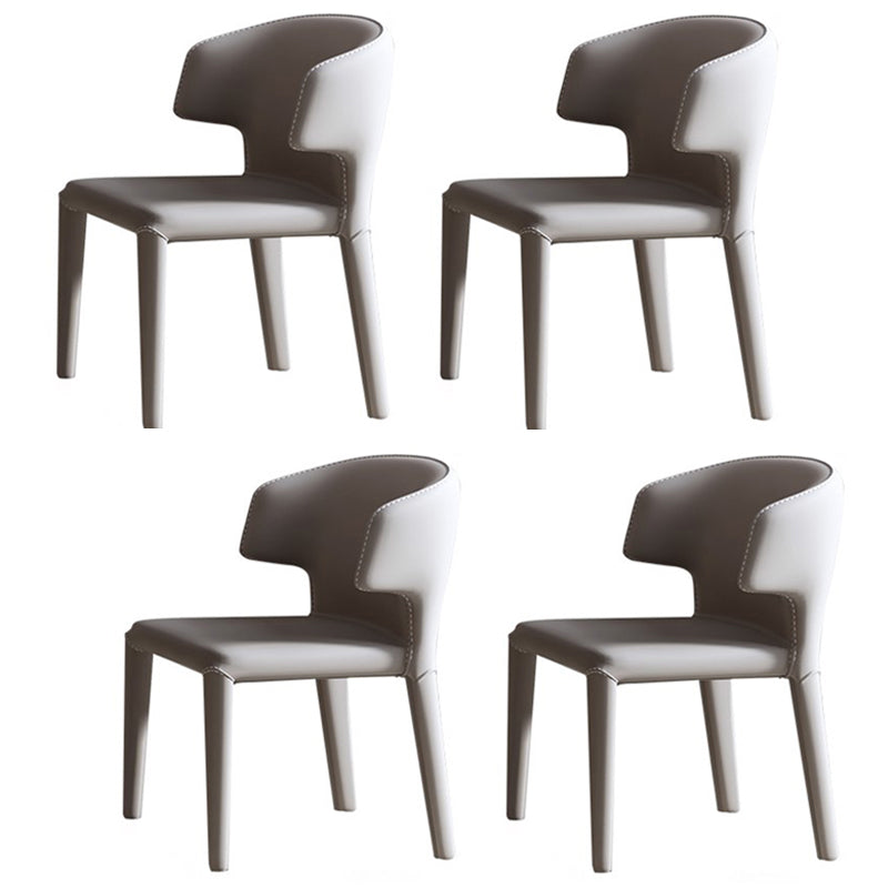 Designer Style 1/3/4/7 Pieces Dining Set Sintered Stone Dining Table with Leather Chairs