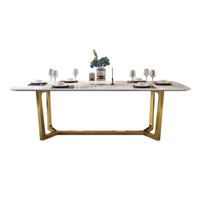 Scandinavian 1/4/5/7 Pcs Dining Chairs Set Sintered Stone Dining Table Set