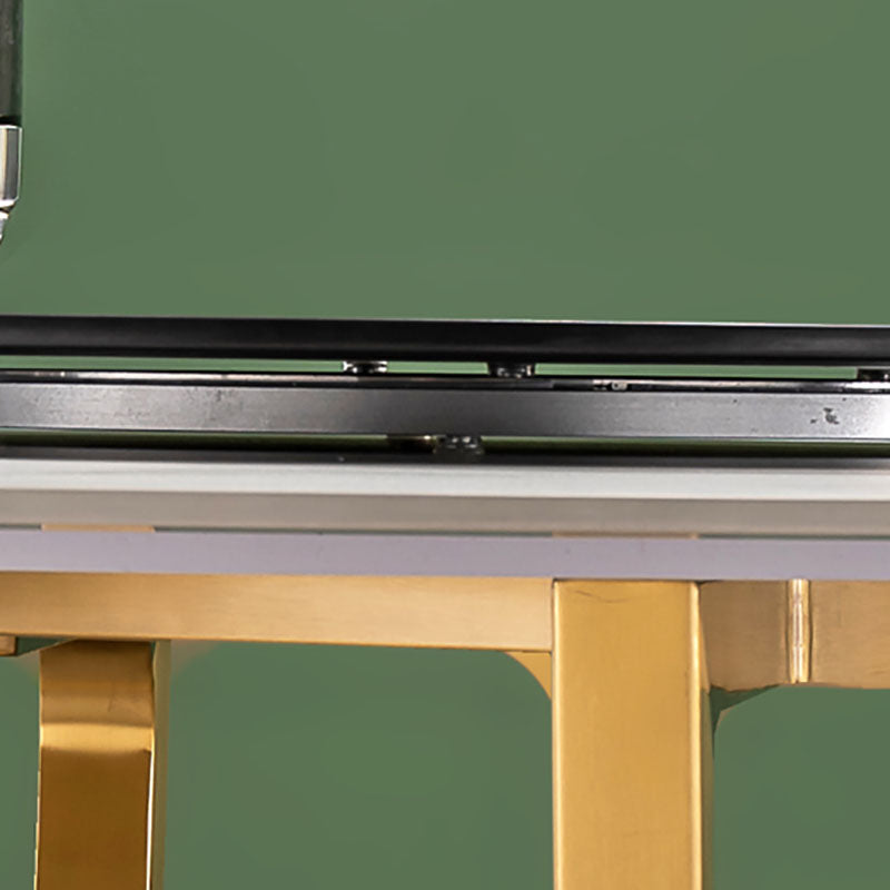 1/2/4/5/7 Pcs Dining Chairs Set  Round Sintered Stone Top Dining Room Set