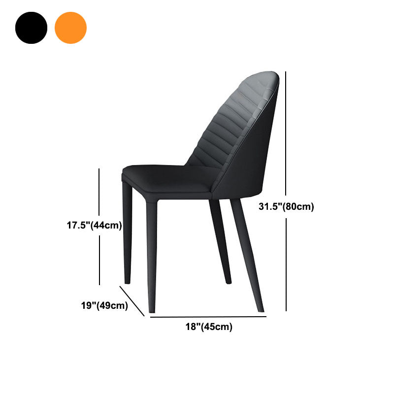 1/4/6/9 Pcs Dining Chairs Set  White Rectangular Dining Set with Leather Chairs