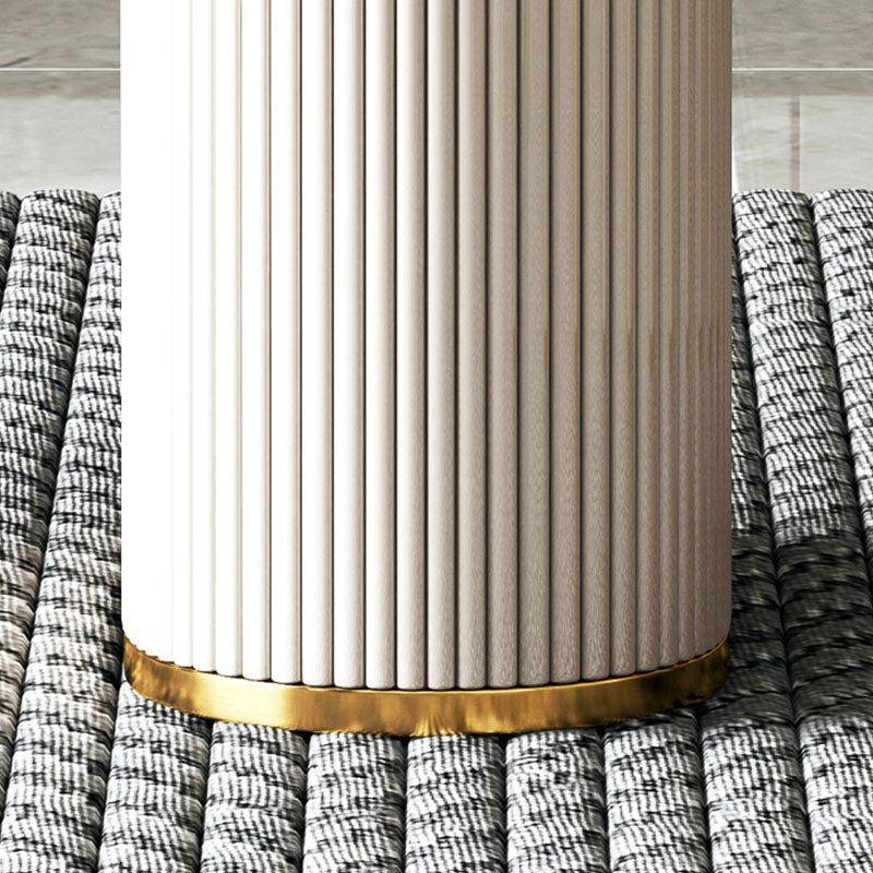 1/4/5/7/8 Pcs Dining Chairs Set Rectangle Dining Room Table Set with Double Pedestal