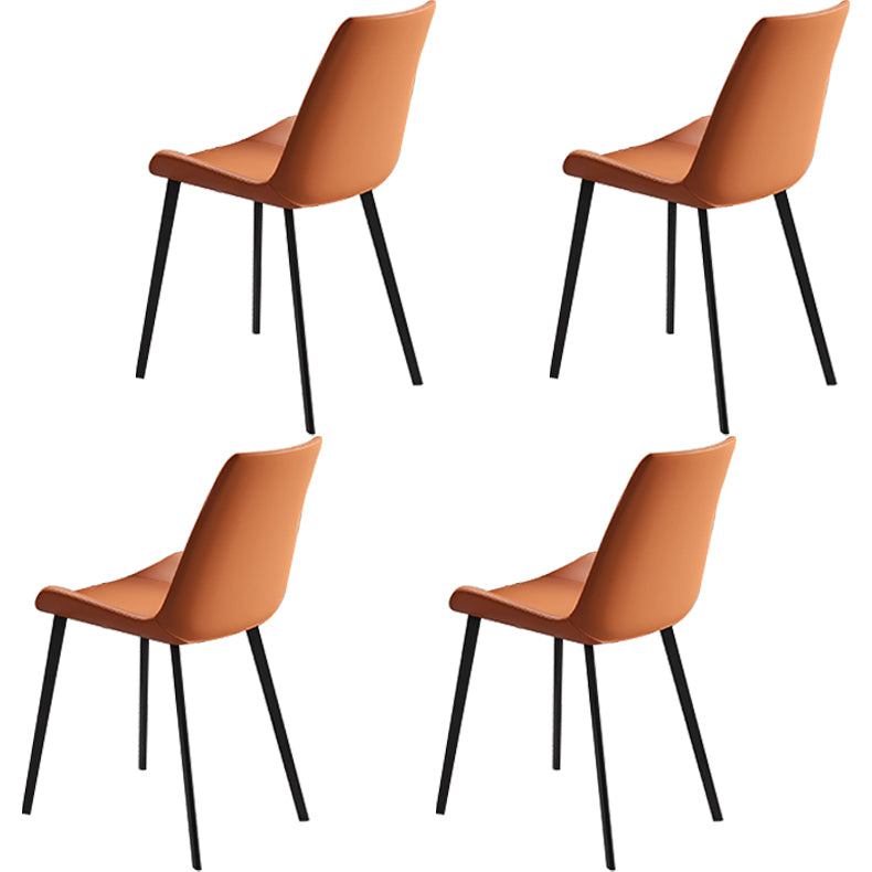 Modern Style 1/4/5/7 Pieces Dining Set Sintered Stone Dining Table Set with Metal Legs