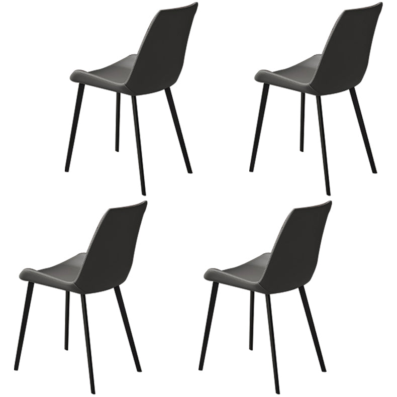 Modern Style 1/4/5/7 Pieces Dining Set Sintered Stone Dining Table Set with Metal Legs