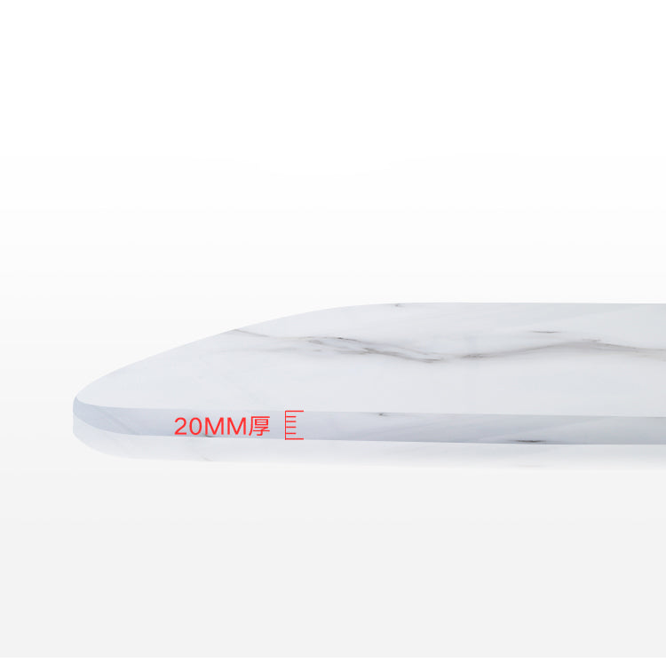 Moderni 1/4/5/7 pezzi mobili da pranzo in pietra sinterizzato per cucina con gambe metalliche