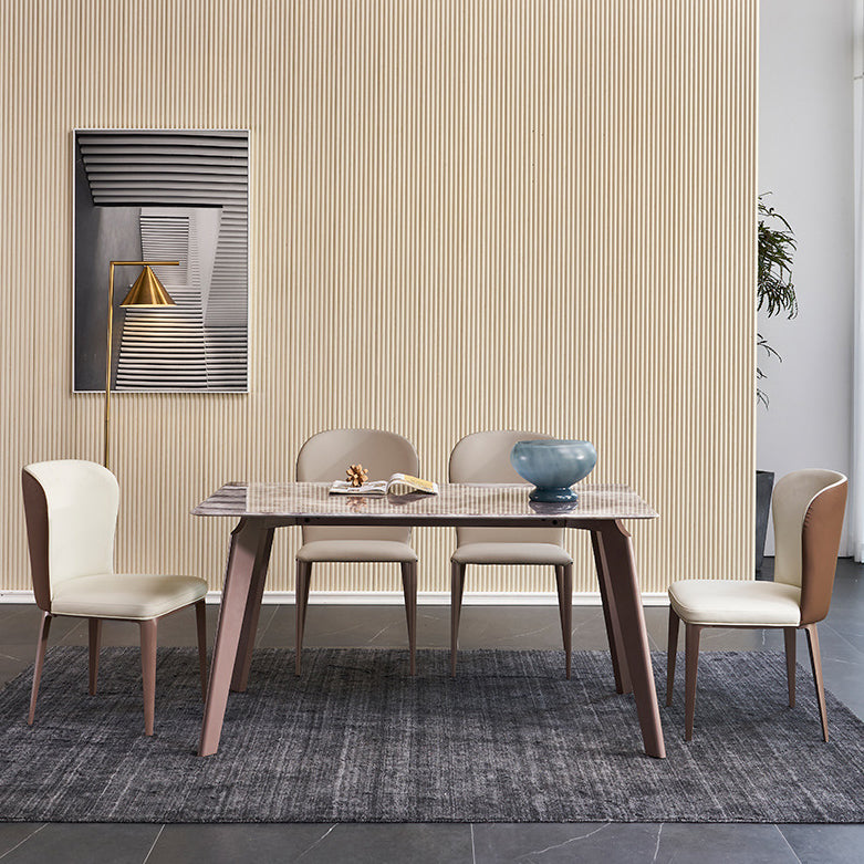 Contemporary 1/4/5 Pieces Dining Set Sintered Stone Dining Room Set