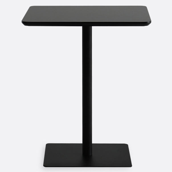 Square Pedestal Dinner Table Industrial Style MDF Dining Table for Indoor