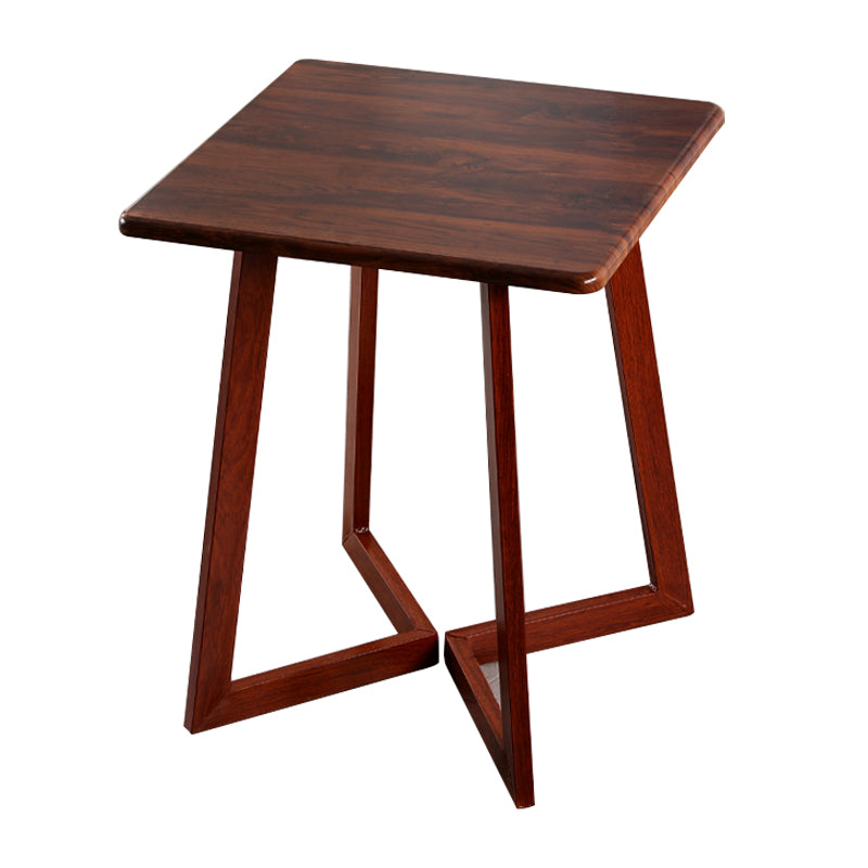 Mesa de madera de cocina industrial para restaurante mesa de comedor con base de madera