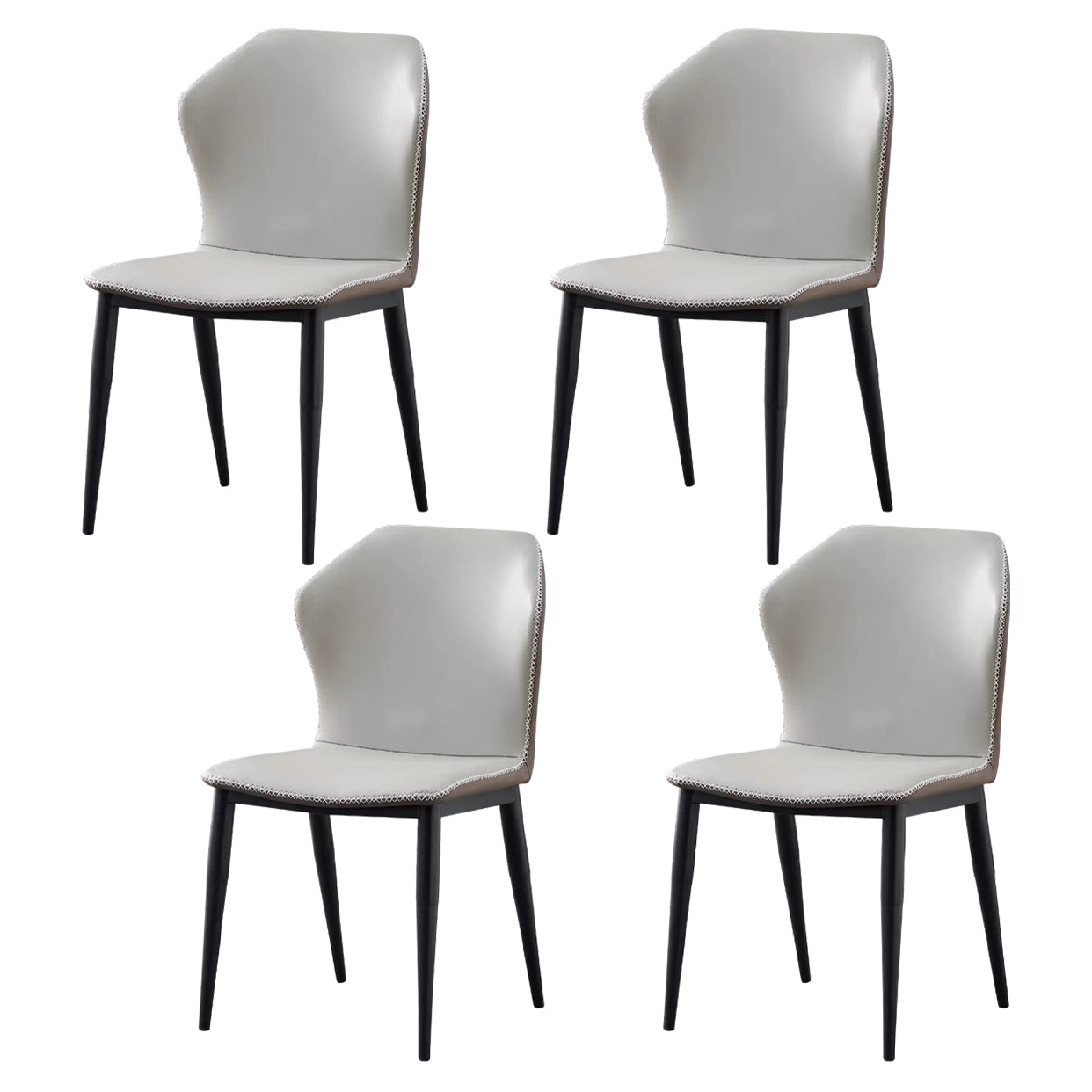 Silla industrial del lado del Wingback de la silla de la cocina del comedor del metal