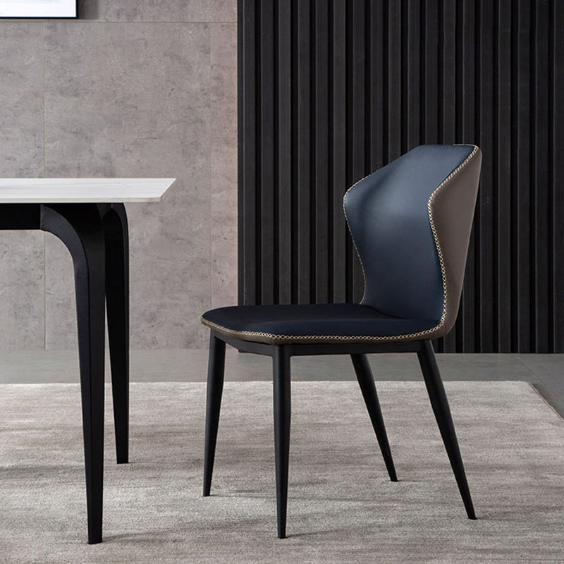 Silla industrial del lado del Wingback de la silla de la cocina del comedor del metal