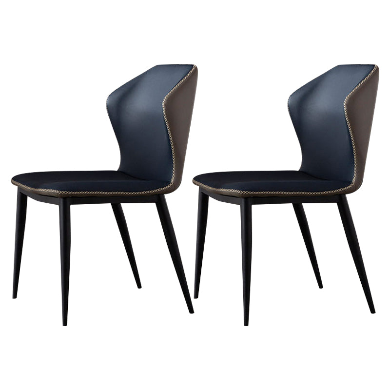 Metal Industrial Dining Kitchen Room Chair Wingback Side Chair