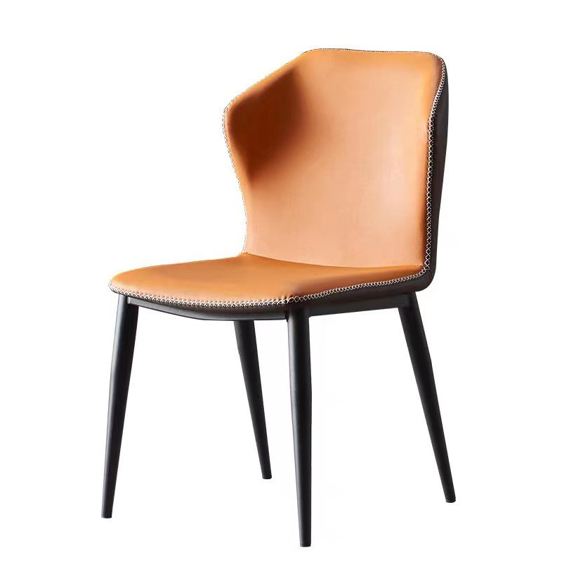 Silla industrial del lado del Wingback de la silla de la cocina del comedor del metal