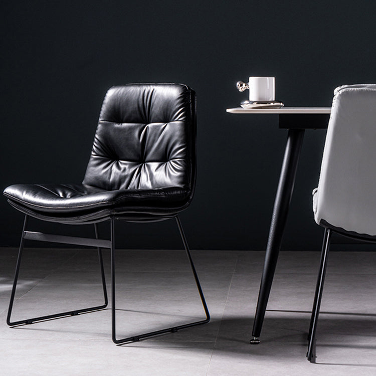 Silla contemporánea que cena las sillas sin brazos con las piernas del metal para la cocina