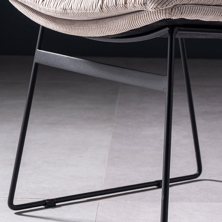 Silla contemporánea que cena las sillas sin brazos con las piernas del metal para la cocina