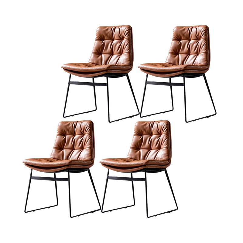 Silla contemporánea que cena las sillas sin brazos con las piernas del metal para la cocina