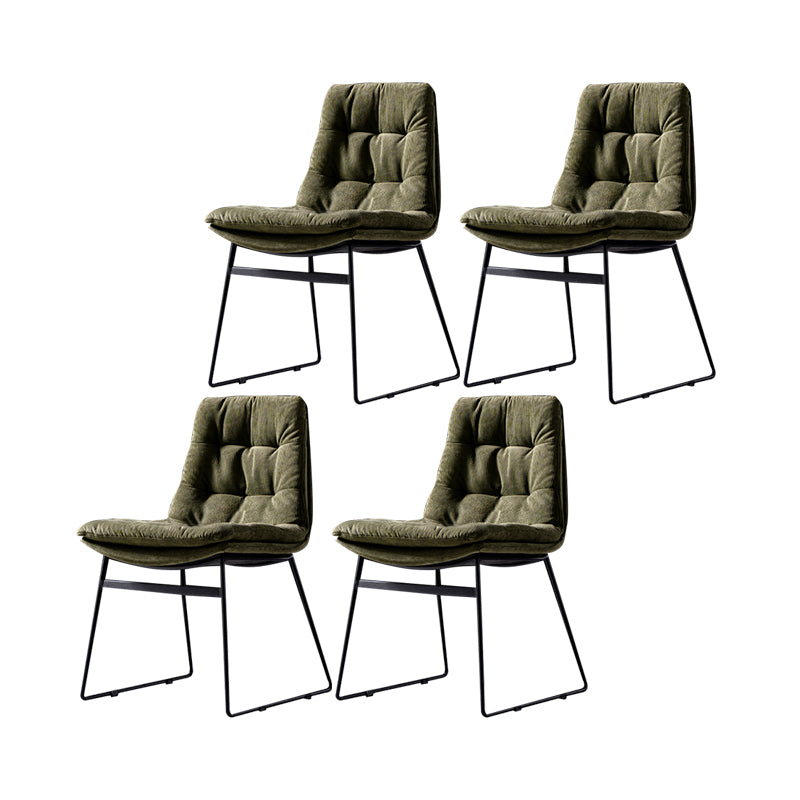 Silla contemporánea que cena las sillas sin brazos con las piernas del metal para la cocina