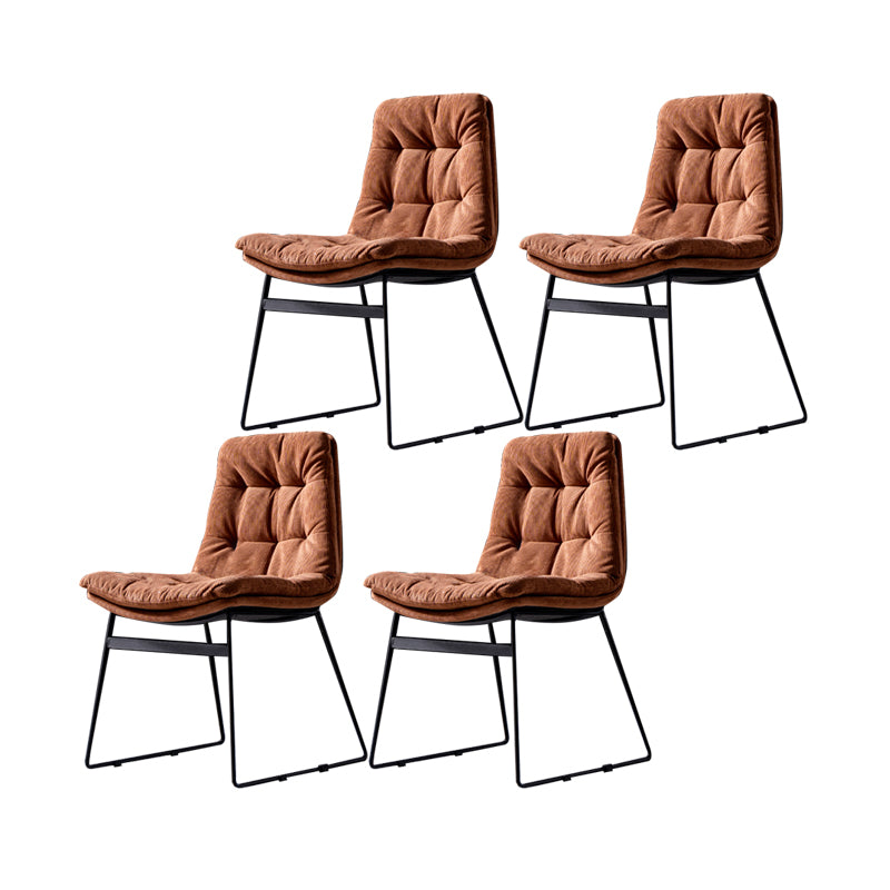 Silla contemporánea que cena las sillas sin brazos con las piernas del metal para la cocina