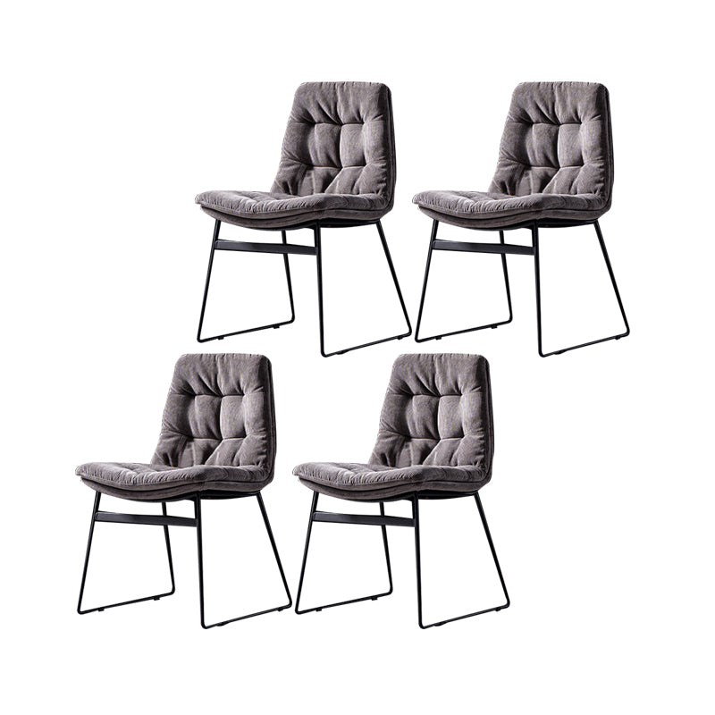Silla contemporánea que cena las sillas sin brazos con las piernas del metal para la cocina