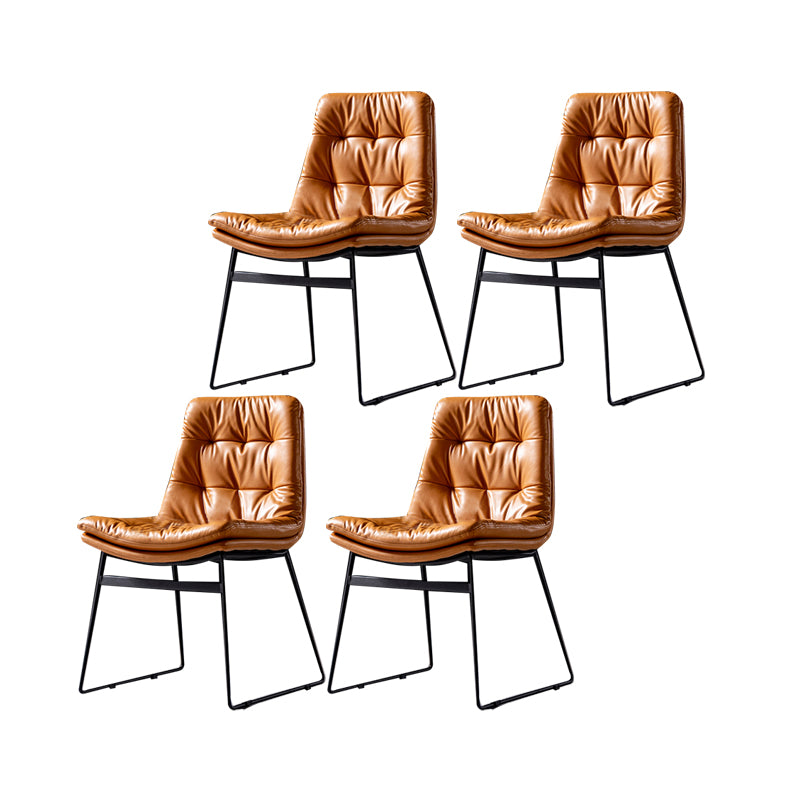 Silla contemporánea que cena las sillas sin brazos con las piernas del metal para la cocina