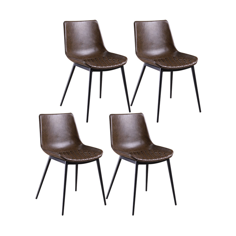 Sillas contemporáneas que cenan las sillas sin brazos con las piernas del metal para la cocina