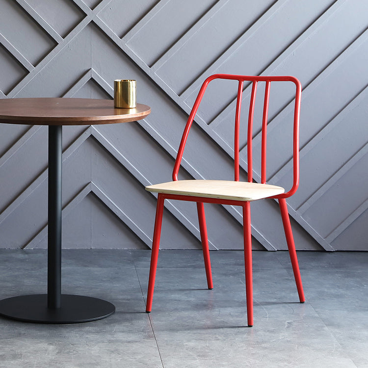 Sillas contemporáneas que cenan la silla sin brazos con las piernas del metal para la cocina
