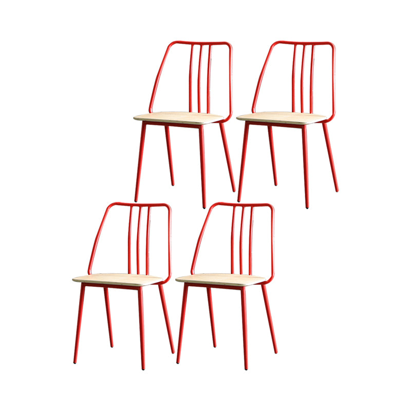 Sillas contemporáneas que cenan la silla sin brazos con las piernas del metal para la cocina