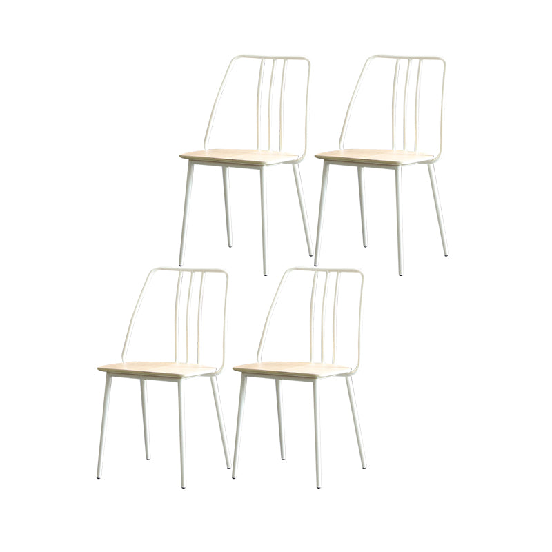 Sillas contemporáneas que cenan la silla sin brazos con las piernas del metal para la cocina