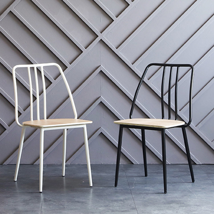 Sillas contemporáneas que cenan la silla sin brazos con las piernas del metal para la cocina