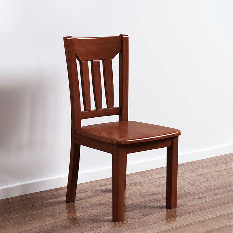 Hedendaagse stoelen Dining Armloze stoel met houten benen voor keuken
