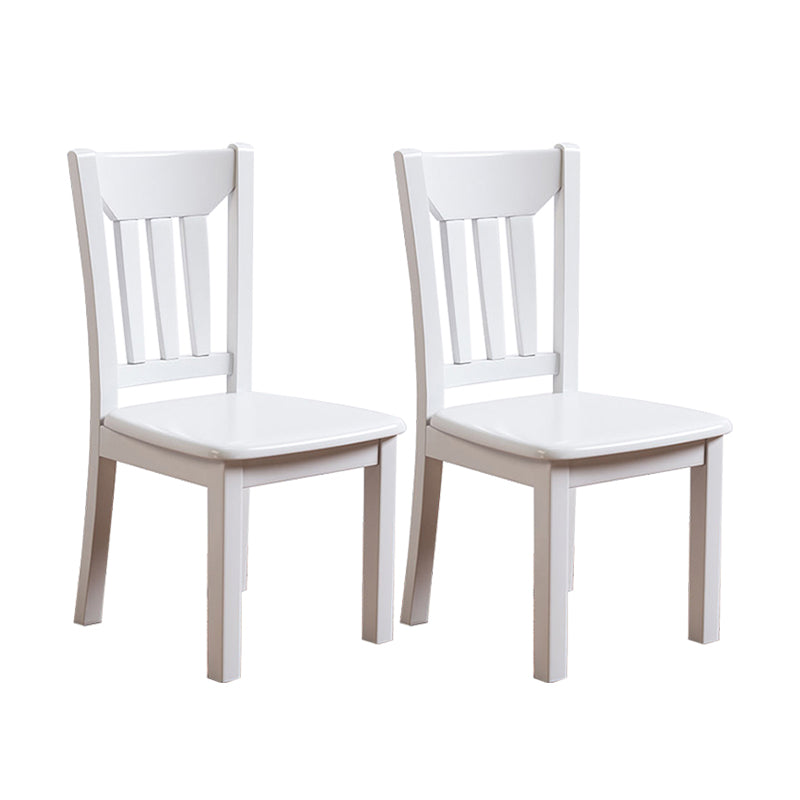 Hedendaagse stoelen Dining Armloze stoel met houten benen voor keuken