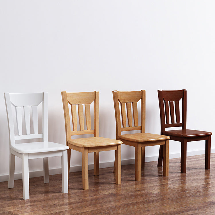 Hedendaagse stoelen Dining Armloze stoel met houten benen voor keuken