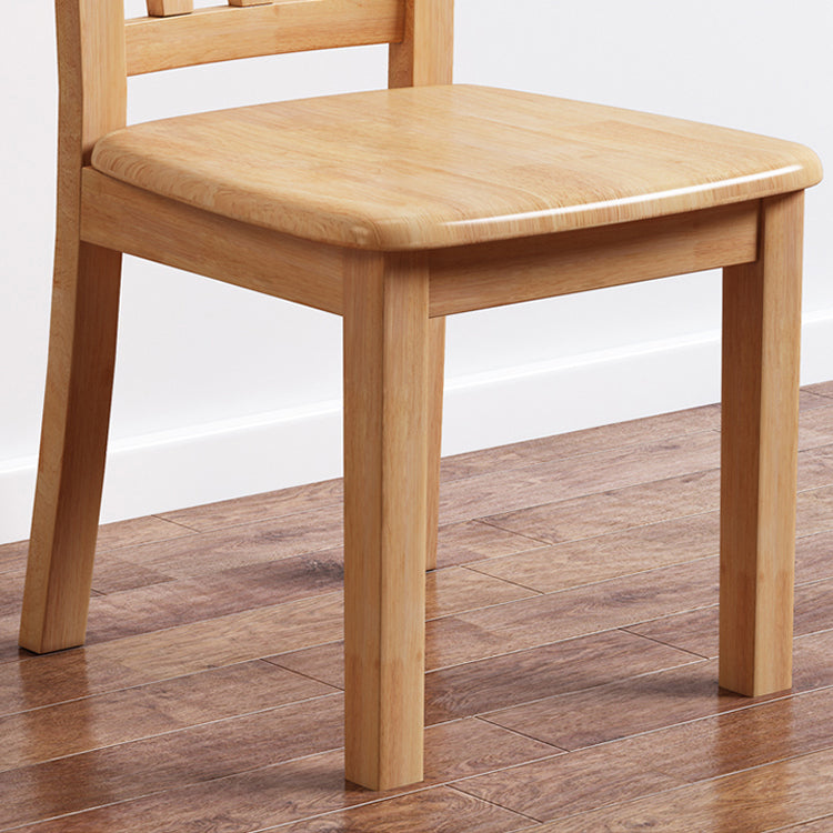 Hedendaagse stoelen Dining Armloze stoel met houten benen voor keuken