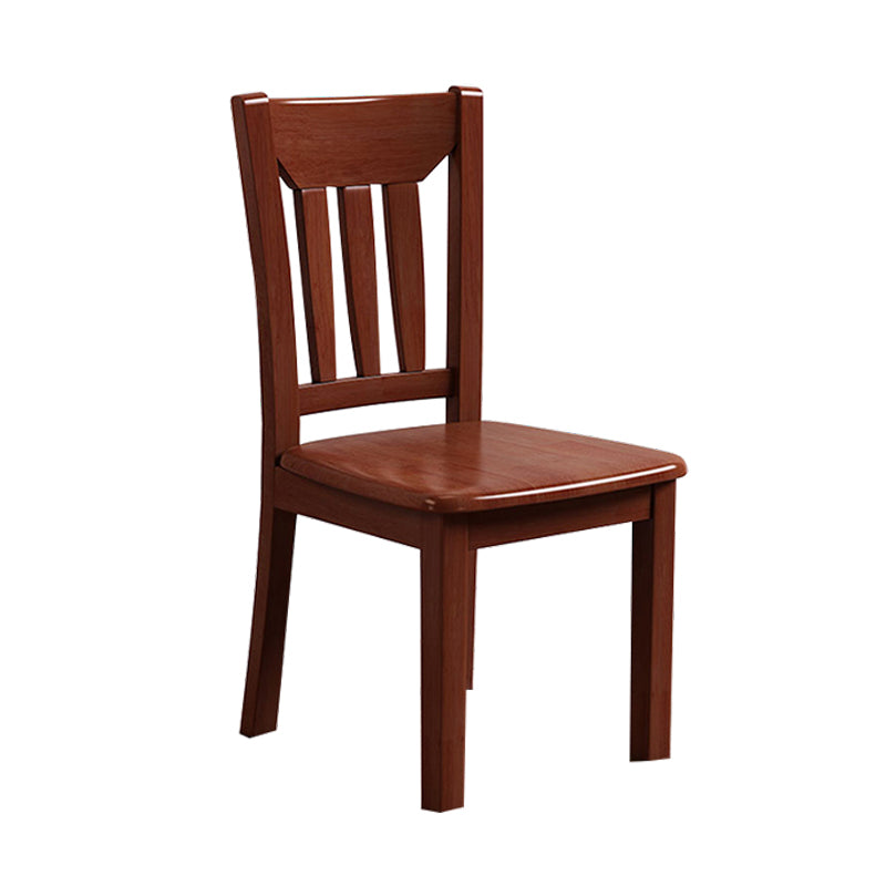 Hedendaagse stoelen Dining Armloze stoel met houten benen voor keuken