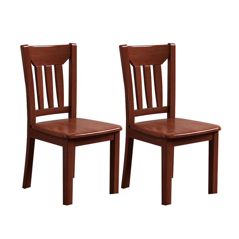 Hedendaagse stoelen Dining Armloze stoel met houten benen voor keuken