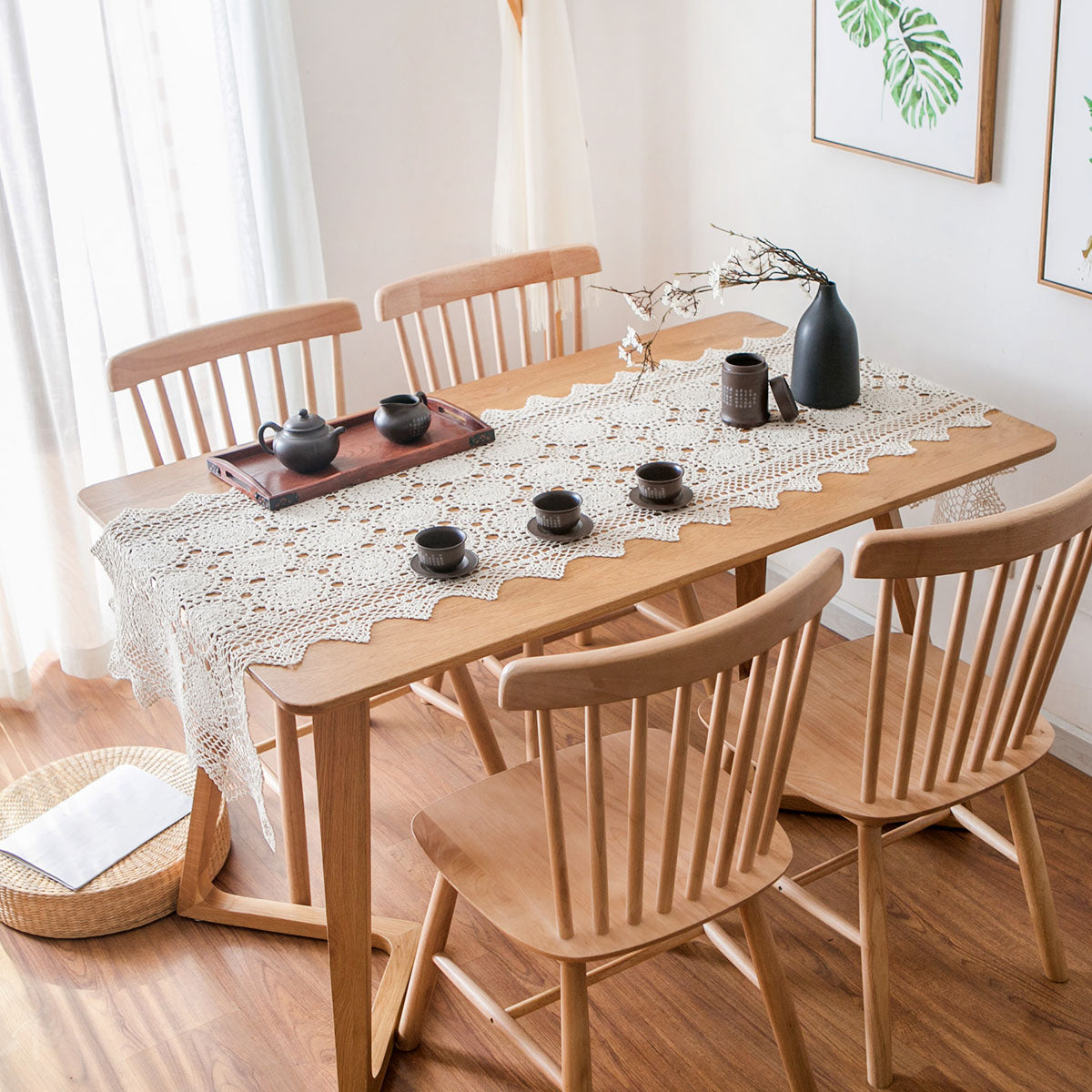 Silla contemporánea comedor silla sin brazos con patas de madera para cocina