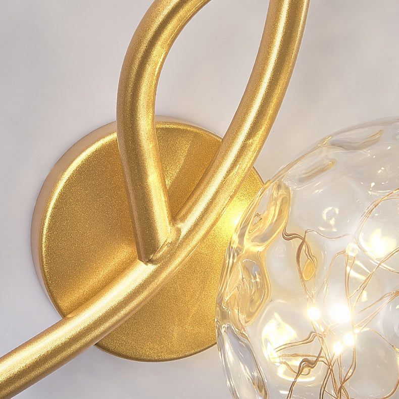 Kugelform Glaswand Licht moderner Stil 2 Leichter Wandhalterung Licht