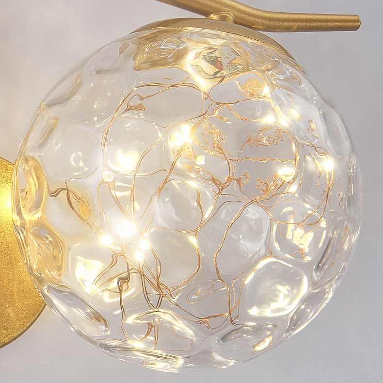 Kugelform Glaswand Licht moderner Stil 2 Leichter Wandhalterung Licht