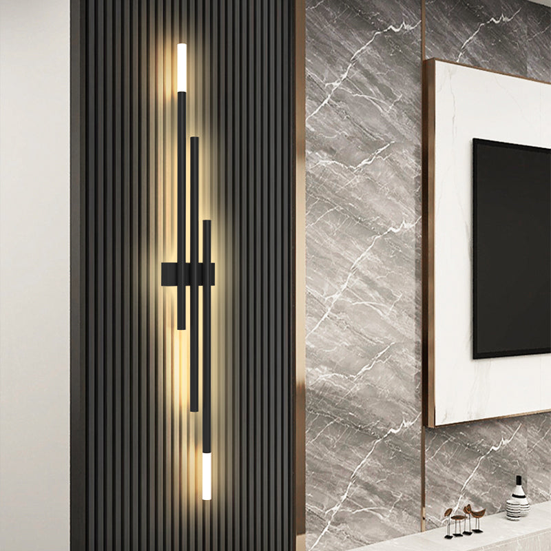 Quadratische Form Metallwand Licht moderner Stil 3 Lichter Wandhalterung Licht