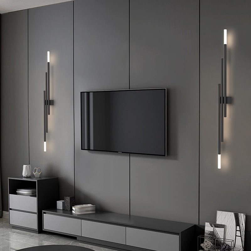 Quadratische Form Metallwand Licht moderner Stil 3 Lichter Wandhalterung Licht