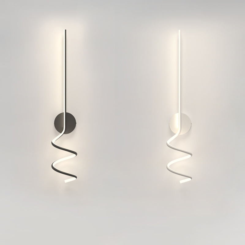 Minimalistische Metall Wandleuchte moderne Geometrie LED -Wandlampe
