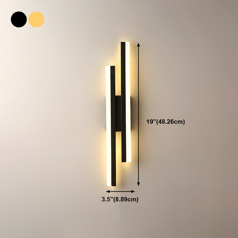 Einfachheit Metall Wandleuchte moderne geometrische Wandleuchte Leuchten für Schlafzimmer