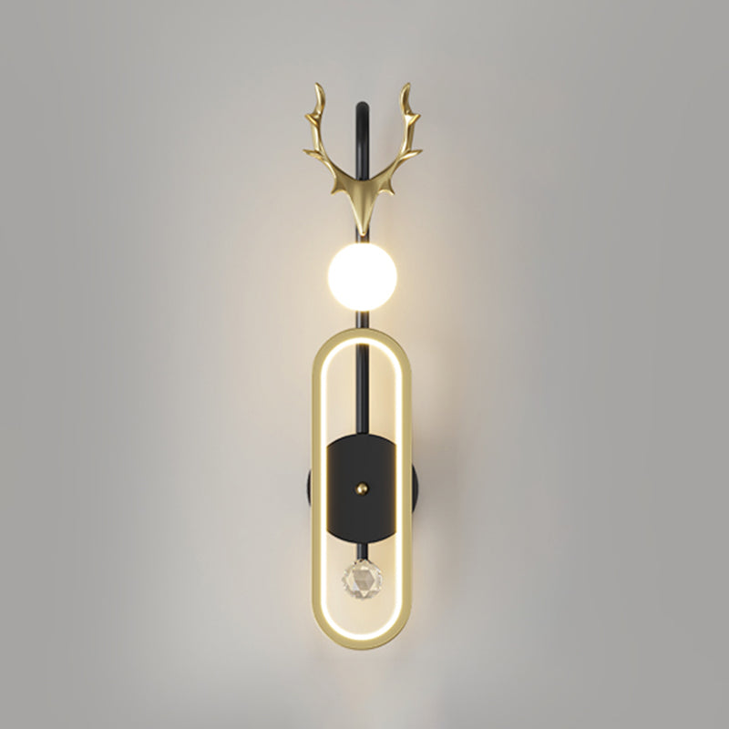 Moderner Stil Metall Wandleuchte kreative LED -Wandleuchte Leuchten für Schlafzimmer