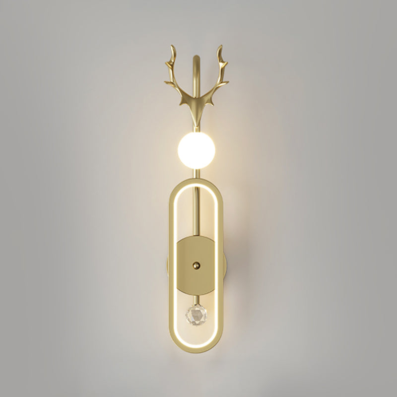 Moderner Stil Metall Wandleuchte kreative LED -Wandleuchte Leuchten für Schlafzimmer