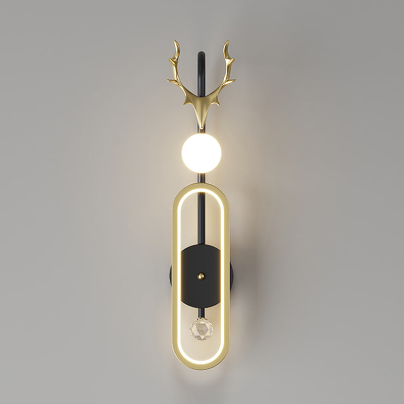 Moderner Stil Metall Wandleuchte kreative LED -Wandleuchte Leuchten für Schlafzimmer